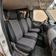 Авточехлы Alux Volkswagen LT28 (LT II) Серые экокожа + алькантара 1+2 (AL12-0506) - изображение 2