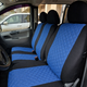 Авточехлы Antar Volkswagen LT35 (LT II) Синие антара + жаккард 1+2 (ANP12-0518) - изображение 4