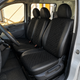 Авточехлы Alux Volkswagen LT28 (LT II) Черные экокожа + алькантара 1+2 (AL12-0507) - изображение 1