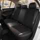 Авточехлы Alux Kia Optima 4 (JF) USA Черные экокожа + алькантара (AL-1706) - изображение 4