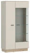 Вітрина Frisco Meolo 750х400х1500 мм 2д Кашемір/Дуб Кремона (23741-MLLV01) - зображення 1