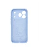 Чохол для iPhone 18 Pro силіконовий Soft-touch Silicone Case Full Size with Frame (AA) Light Blue - зображення 2
