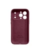 Чохол для iPhone 18 Pro Max силіконовий Soft-touch Silicone Case Full Size with Frame (AA) Plum - зображення 2