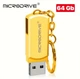 Флеш USB Microdrive 64 Gb USB 3.0 под золото флешка 64 - изображение 1