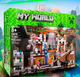 Конструктор майнкрафт Шахта з героями та монстрами My World Minecraft 922 деталі ( 23019) - зображення 1