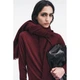 Шарф женский Zara теплый палантин с шерстью 180х70 см бордовый (винный) (170427) - изображение 2