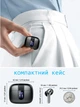 Беспроводные вакуумные Bluetooth наушники TWS с сенсорным управлением LED-дисплеем для бега тренировок зала прогулки работы ПК гарнитура с шумоподавлением микрофона ENC цифровым индикатором заряда и возможностью беспроводной зарядки беспроводные черные - изображение 6
