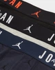 Трусы-боксерки мужские Jordan Jhm Mens Flight Cotton Esst 3P L Комбинированный JM0839-695 - изображение 2