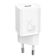 Мережевий зарядний пристрій Baseus Super Si Quick Charger 1C 25W EU White (CCSP020102) - изображение 4