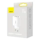 Мережевий зарядний пристрій Baseus Compact Charger 3U 17W EU White (CCXJ020102) - зображення 6