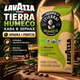 Кофе зерновой Lavazza Tierra Humeco 1015 г натуральный купаж арабика робуста с кофеином средней обжарки интенсивный ароматный шоколад сухофрукты густая крема для эспрессо макиато капучино латте профессиональных кофемашин - изображение 1