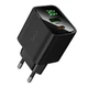 Мережевий зарядний пристрій Hoco CS84A Excellent PD30W+QC3.0 (Type-C + USB) Black - зображення 6
