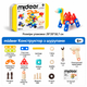 Детский конструктор с шуруповёртом Вертолёт Mideer toys MD1758 - изображение 3