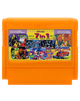 Збірник Ігор RMC Famicom Dendy 7 in 1 AR456 Somari, Captain Avengers, TMNT 4, Batman Flash, Super Spy Hunter, Contra 6, Robocop 1 90х TV Game Англійська Версія Тільки Картридж Б/У - зображення 1