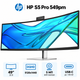 Монитор HP S5 Pro 549pm VA 165Гц 49 дюймов изогнутый с вебкамерой Черный (B7GV8AA) - изображение 1