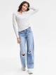 Лонгслив длинный женский Levi`s 174043270 L Белый (1162615412) - изображение 3