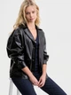 Куртка из искусственной кожи женская Guess 259218442 L Черная (1162691936) - изображение 3