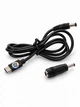 Кабель для роутера від повербанка Powerbank USB-C – DC 12V 3A 36W 5.5x2.1 мм, підвищуючий перехідник wifi шнур живлення Wi-Fi для вай фай роутера без світла 1 м + переходник 3.5×1.5 мм (CDC12) - зображення 4