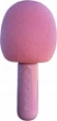 Караоке-микрофон беспроводной со звуковыми эффектами, Bluetooth, динамик 5Вт, 1200 mAh Li-Ion Lidl Розовый - изображение 2