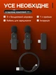 Беспроводной петличный микрофон двойной для телефона айфона iPhone андроид Android с шумоподавлением SE82 петличка на клипсе для блогера стримов трансляций TikTok YouTube с LED-индикатором Type-C - изображение 5