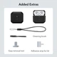Чехол ESR Orbit для Airpods 5/4 - Halolock MagSafe, Black (4894240217580) 5276874 - изображение 8