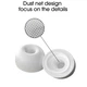 Амбушюры для AirPods Pro 3 комплект 4 пары 4 размера L/M/S/XS (Тип2), White - изображение 2