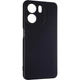 Чехол Silicone Case для Oppo A5x 4G / A5x 5G (CPH2725) бампер с микрофиброй черный - изображение 3