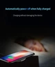 Беспроводное зарядное устройство Fast Charger 15W GaN, RGB подсветка, совместимость с iPhone/Android, 75mm, BLACK + Кабель USB-A/Type-C (6A) - изображение 12