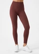 Женские бесшовные леггинсы в рубчик с моделирующим швом Giulia FLEXING LEGGINGS POWER XXS/XS Brown-hot chocolate, леггинсы из микрофибры, для спорта, для тренировок - изображение 7