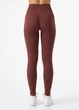 Женские бесшовные леггинсы в рубчик с моделирующим швом Giulia FLEXING LEGGINGS POWER L/XL Brown-hot chocolate, леггинсы из микрофибры, для спорта, для тренировок - изображение 8