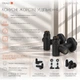ТЕН для рушникосушки Onlyheat Agate Black Pro 0.6 кВт + крани під ТЕН Ideale Senso, чорний - изображение 5