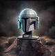 Пазл 3D Шолом Мандалорця 88 деталей Star Wars Mandalorian Helmet 3D Model 4D Build Spin Master 6070857 - зображення 7