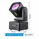 Светодиодный диско-прожектор RGBW 36 Вт с пультом ДУ, DMX512, стробоскопом, гобо-эффектами и светомузыкой для вечеринок, свадеб, баров и караоке - изображение 2