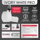 ТЕН для рушникосушки Onlyheat Ivory White Pro 0.6 кВт + крани під ТЕН Ideale Senso, білий - изображение 2