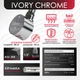 ТЕН для рушникосушки Onlyheat Ivory Chrome 0.3 кВт + крани під ТЕН Ideale Senso, хром - изображение 2