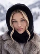 Женский капор Sable меховой черный - изображение 1