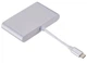 Переходник Dynamode USB3.1 Type-C to 1хHDMI, 1хRJ-45, 1хUSB 3.0, 1хUSB Type-C Female, р.до 4K 3840x2160 (Multiport USB 3.1 Type-C to HDMI-RJ45) - изображение 2