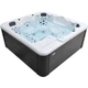 Гідромасажний СПА-басейн Aquajoy Borneo 230×230×96 см на 6 осіб, 117 масажних форсунок, Bluetooth, LED - зображення 3