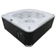 Переливний гідромасажний СПА-басейн Aquajoy Serenity 250×230×96 см на 8 осіб, 73 форсунки, Bluetooth - зображення 1