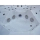 Гідромасажний СПА-басейн Aquajoy Monaco 220×220×90 см на 5 осіб, 74 форсунки, Bluetooth, Jet LED - зображення 7