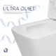 Унитаз напольный Qtap Crow Eco безободковый с сиденьем Soft-close 640х360х835 мм белый - изображение 5