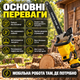 Ручна акумуляторна пила для розпилювання дерева з двома акумуляторами безщіткова ланцюгова пила для дачі з регулюванням подачі мастила 48V потужна пила з шиною 18 дюймів - зображення 5