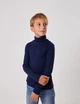 Гольф с отворотом для мальчика SMIL 114210-1 Темно-синий р.128 - изображение 1