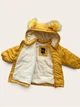 Куртка тепла для дівчинки демісезонна зимова з капюшоном жовта Baby Angel 86 см - зображення 2