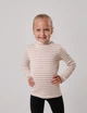 Гольф-стойка для дівчинки SMIL 114201-1 Бежево-біла смужка р.128 - зображення 4