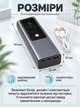 Повербанк 20000 мА·ч с быстрой зарядкой PD 100W и цифровым дисплеем для ноутбука смартфона темно-серый (37261134) - изображение 3