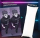 Дакімакура 150х50см Мортіс Бравл Старс Brawl Stars Mortis Подушка з двосторонней наволочкою - зображення 2
