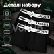 Мужские боксеры Lacoste набор 3 шт черные с широкой белой резинкой размер ХL (LC01-3-01) - изображение 4