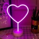 Настольный светильник Arnolux Сердце 417-01-PN Розовый LED 1,9Вт, USB - изображение 3