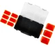 Органайзер Dexter Qbrick Pro System 53×31×13 см IP65 10 знімних контейнерів ударостійкий ABS пластик - изображение 3